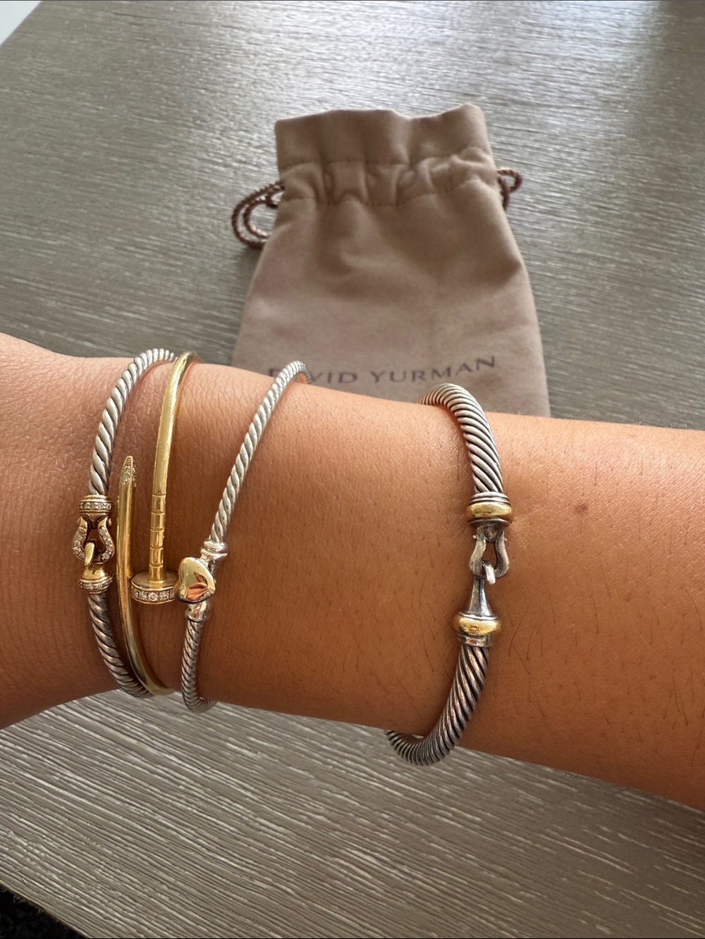 David Yurman Buckle Classic Cable Bracelet 4mm - Picture 5 of 6